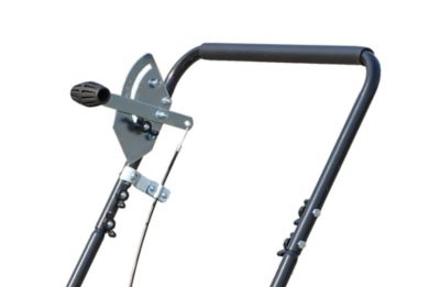 Image showing 9 th Yard Commander 60 lb. Capacity 15,000 sq. ft. Push Behind Drop Spreader, Corrosion Resistant Hopper, 22 in. Spread Pattern