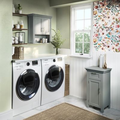 Image showing  Somerset Single Door Floor Cabinet, Gray