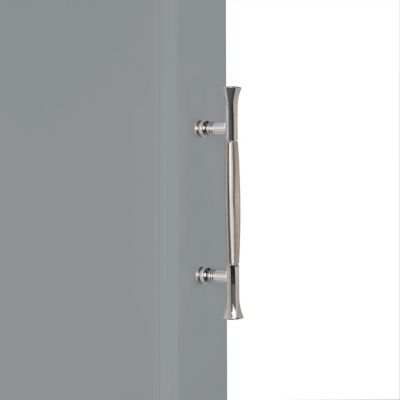 Image showing 9 th RiverRidge Home Somerset Single Door Floor Cabinet, Gray