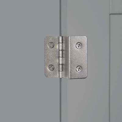 Image showing 7 th RiverRidge Home Ashland Single Door Wall Cabinet, Gray