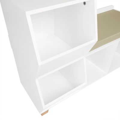 Image showing 6 th RiverRidge Home Kids Catch-All Multi-Cubby Storage Bench