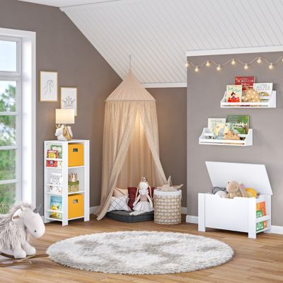 Image showing  Kids Book Nook Wall Bookshelf (2 Pack)
