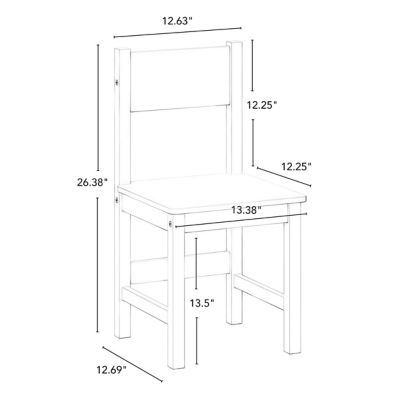 Image showing  Kids Desk and Chair Set with Cubbies and Bookracks