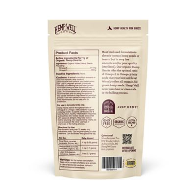 Image showing  Bird Hemp Hearts - 8 oz