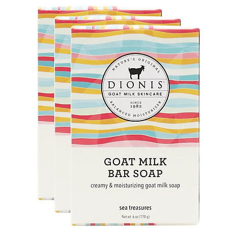 Dionis Goat Milk Skincare Sea Treasures Goat Milk Bar Soap Bundle