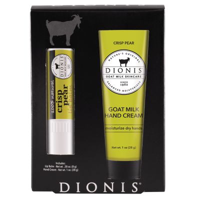 Dionis Goat Milk Skincare Crisp Pear Goat Milk Lip & Hand Set