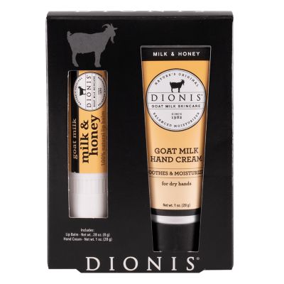 Dionis Goat Milk Skincare Milk & Honey Goat Milk Lip & Hand Set