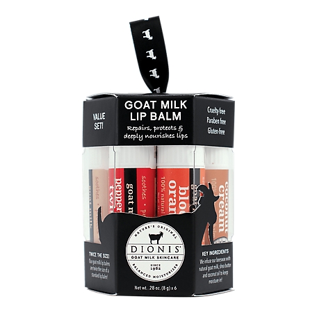 Dionis Goat Milk Skincare Goat Milk Lip Balm Ornament Gift Set