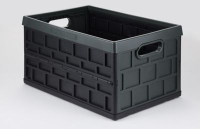 Spacemade 12 gal. Folding Crate, Chive, 4612C