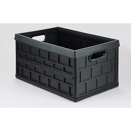 Spacemade 12 gal. Folding Crate, Chive, 4612C
