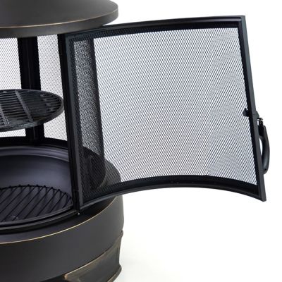 Image showing  29.5 in. Rimasco Chimney Wood-Burning Fire Pit