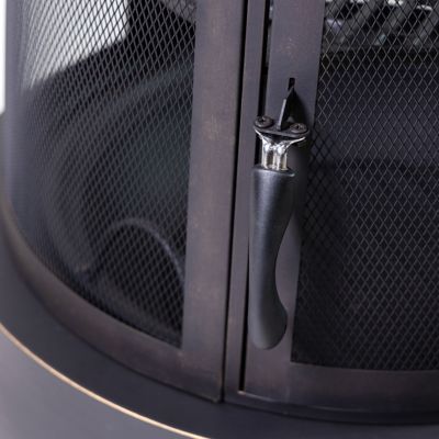 Image showing 5 th Deko Living 29.5 in. Rimasco Chimney Wood-Burning Fire Pit