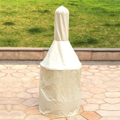 Image showing 9 th Deko Living 29.5 in. Rimasco Chimney Wood-Burning Fire Pit