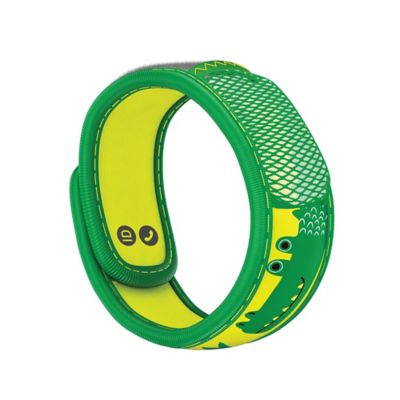 PARA'KITO Refillable Mosquito Repellent Kids Wristband, Crocodile