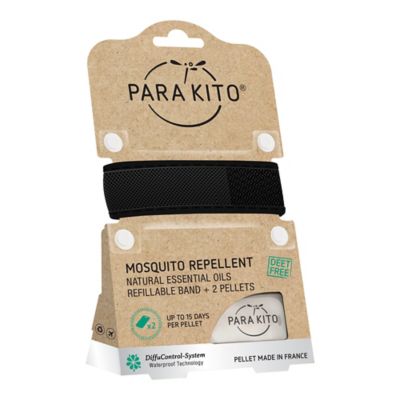 Image showing  Refillable Mosquito Repellent Wristband Black