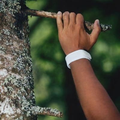Image showing  Refillable Mosquito Repellent Wristband White