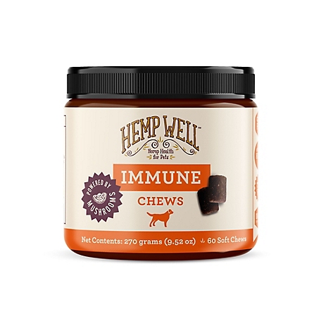 Hemp Well Immune Dog Soft Chews, 60 ct.