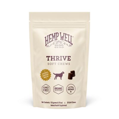 Hemp Well Thrive Dog Soft Chews - 30 ct