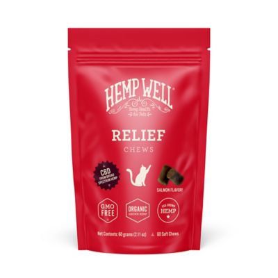 Hemp Well Relief Cat Soft Chews, 60 ct