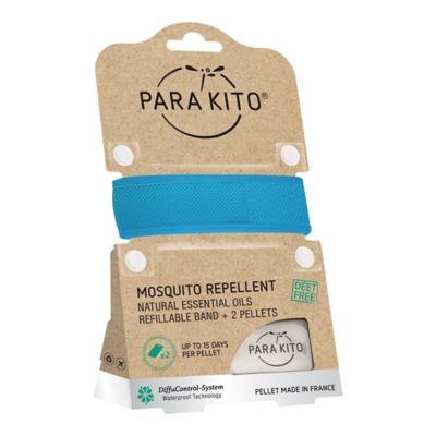 Image showing  Refillable Mosquito Repellent Wristband Blue