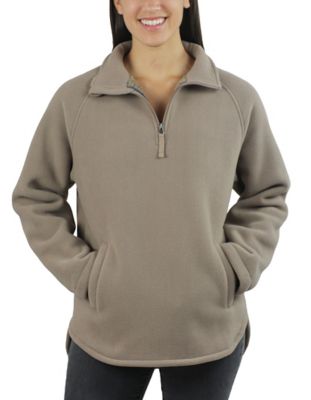 JACHS NY Sherpa Lined 1/4 Zip Pull-Over