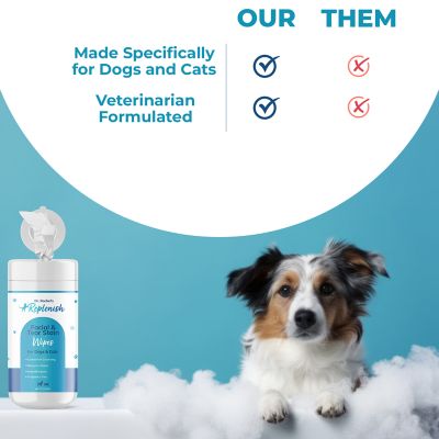 Image showing  Facial and Tear Stain Wipes by Dr. Rachel