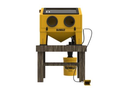 Image showing 8 th DEWALT Aluminum Abrasive Blast Cabinet, 20 CFM, 90 PSI, 125 PSI Max Pressure