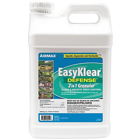 Airmax EasyKlear 2- in-1 Granular Algae and Aquatic Weed Control, 15 lb.