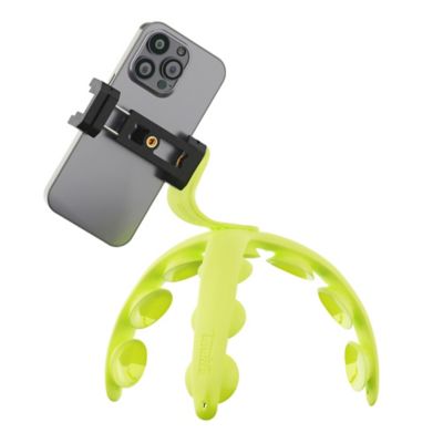 Image showing  PRO Bendable Suction Cup Tripod Mount - Turbo Yellow