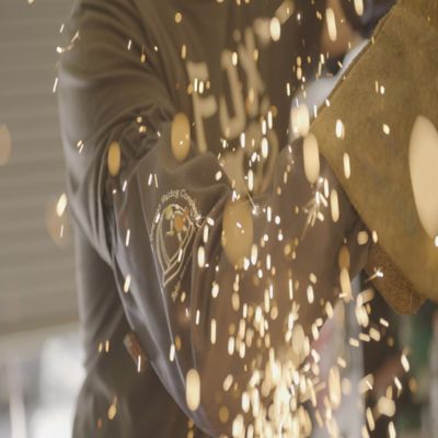 Image showing 7 th Strongarm Blue Fire-Resistant Twill Sleeve 18