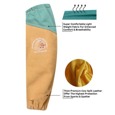 Image showing  Leather/Fire-Resistant Cotton Welding Sleeve 18