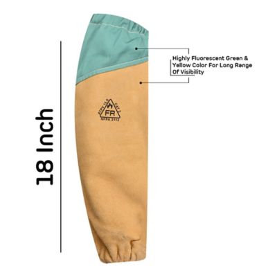 Image showing  Leather/Fire-Resistant Cotton Welding Sleeve 18