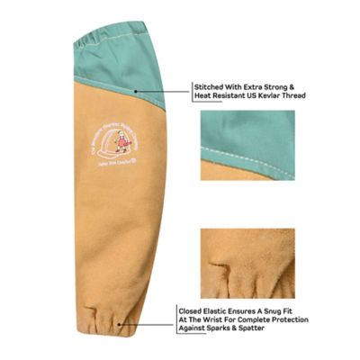 Image showing  Leather/Fire-Resistant Cotton Welding Sleeve 18