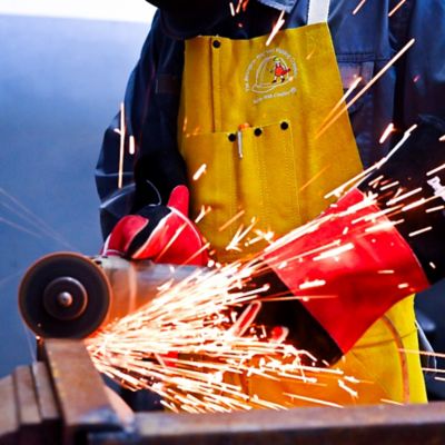 Image showing  Extra Larger Leather Apron 24x42