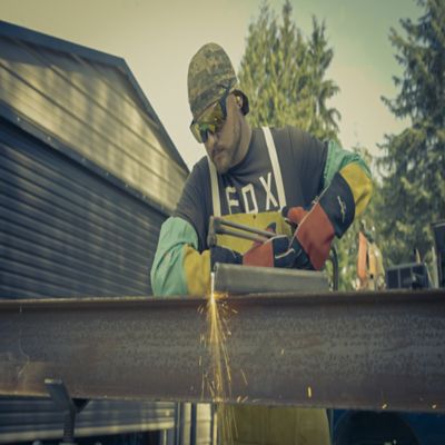 Image showing 5 th Strongarm Extra Larger Leather Apron 24x42