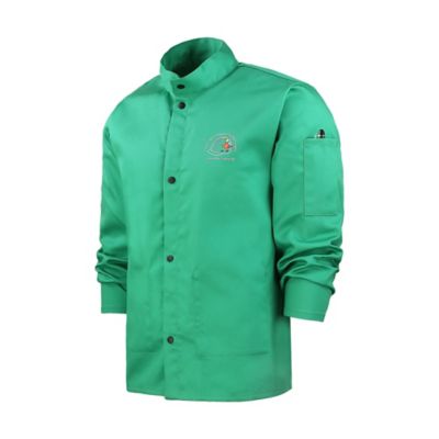 Strongarm Satin Fire-Resistant Welding Jacket, Green