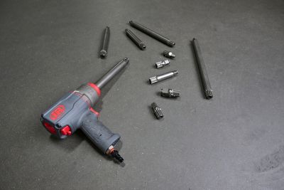 Image showing 7 th Ingersoll Rand DXS2 1/2 in. Drive 4 in. Extended, 6in Extended, 8in Extended and 10 Extended Anvil 4 pc. Set