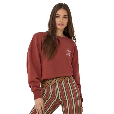 Image showing  x Lainey Wilson Women's Crew Sweatshirt, Henna