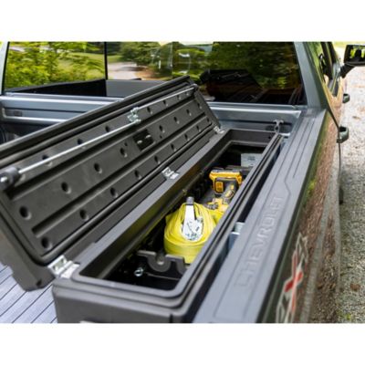 Image showing  Humpstor Truck Bed Storage Box fits Trucks with Open Truck Beds, Tonneaus, or Roll Up Covers