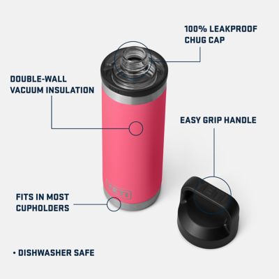 Image showing  18 oz. Rambler Water Bottle with Chug Cap