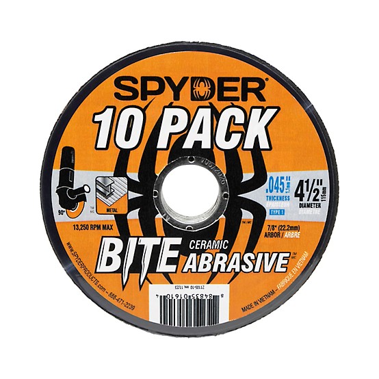 Spyder Diamond 4.5-in Diamond Arbor-Grit Cut-off Wheel Spyder Diamond 4.5-in Diamond Arbor-Grit Cut-off Wheel
