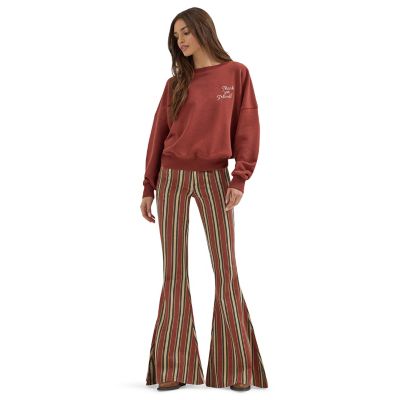 Image showing  x Lainey Wilson Women's Crew Sweatshirt, Henna