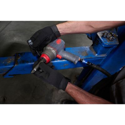 Image showing 5 th Ingersoll Rand DXS2 1/2 in. Air Impact Wrench, Quiet, 1500 ft.-lb. Titanium Hammercase, Friction Ring Retainer