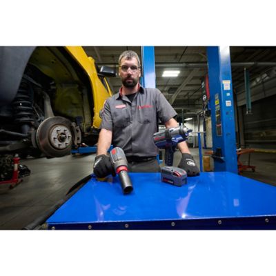 Image showing 6 th Ingersoll Rand DXS2 1/2 in. Air Impact Wrench, Quiet, 1500 ft.-lb. Titanium Hammercase, Friction Ring Retainer