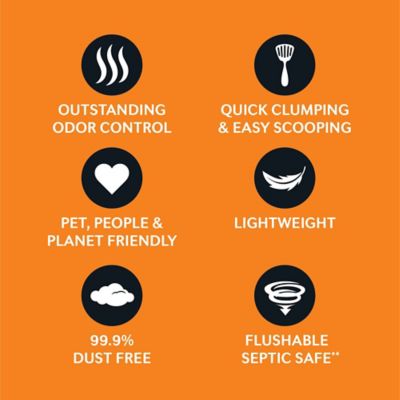 Image showing 7 th World's Best Cat Litter Low Tracking and Dust Control Unscented Clumping Corn Cat Litter, Multi-Cat, 15 lb.