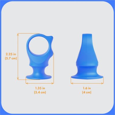 Image showing  Dog Toothbrush Assistant, Bite Block for Medium Dog or Cat, Blue