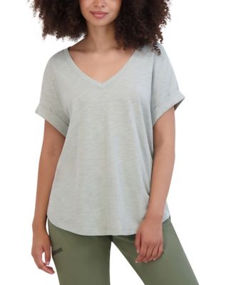 Image showing  Women's Slub Shirttail Hem T-Shirt