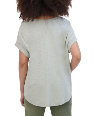 Image showing  Women's Slub Shirttail Hem T-Shirt