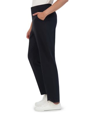 Image showing  Women's Slim Fit Mid-Rise Tech-Woven Ankle Pants