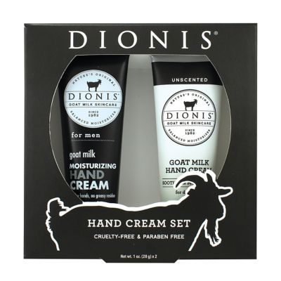 Dionis Goat Milk Skincare Men's Goat Milk Hand Cream Duo